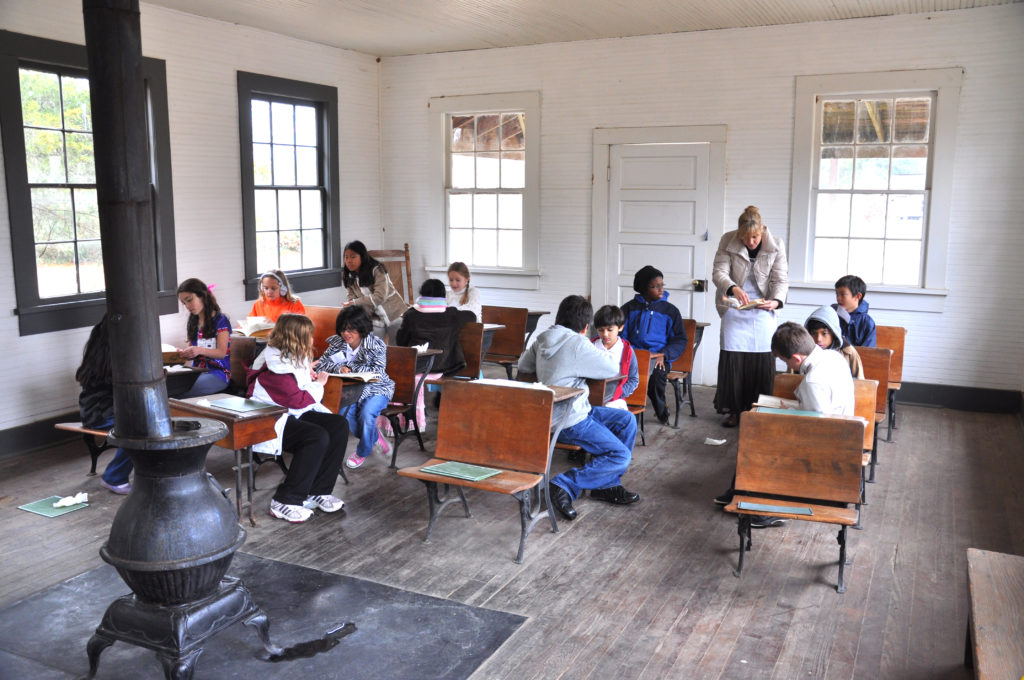 Children in Ames Schoolhouse