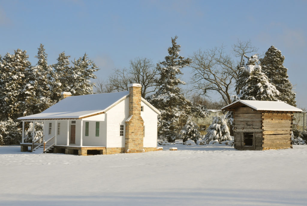 Stencil House during Winter